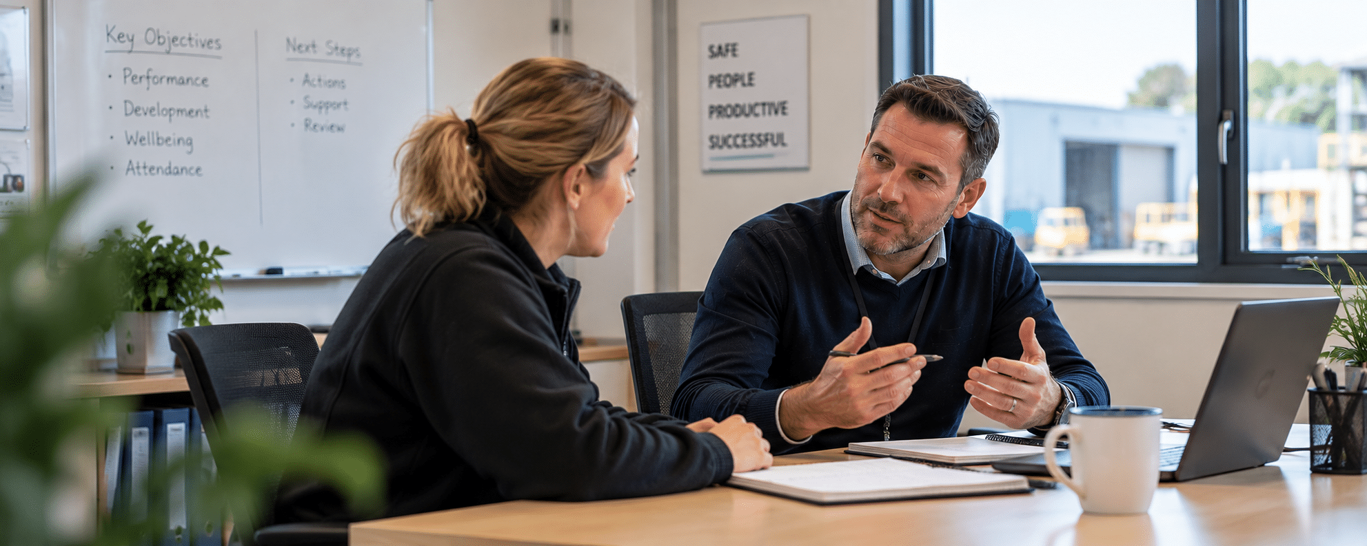 Manager and employee performance review