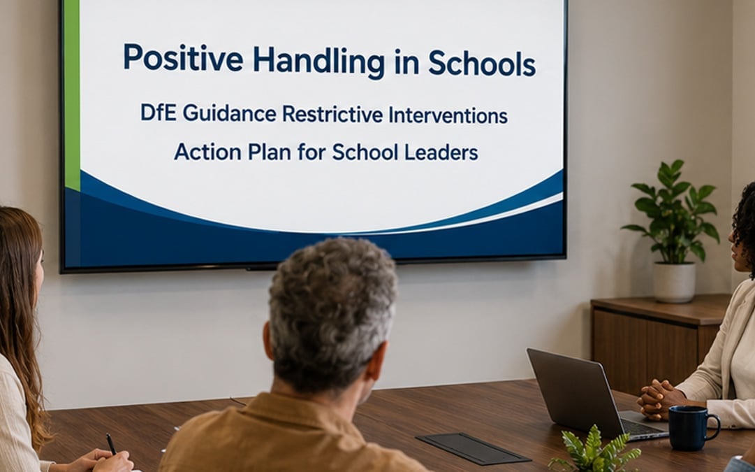DfE Restrictive Interventions Action Plan for School Leaders
