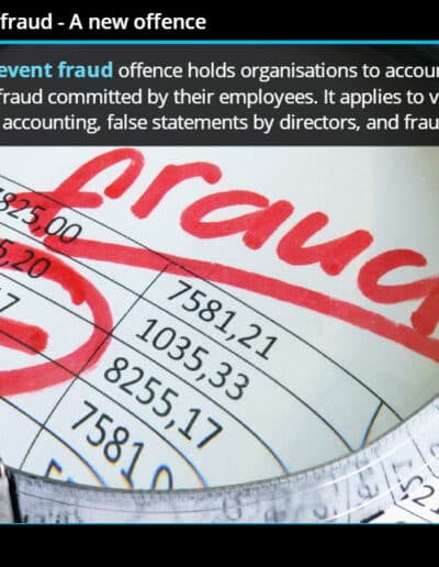 Failure to prevent fraud is an offence